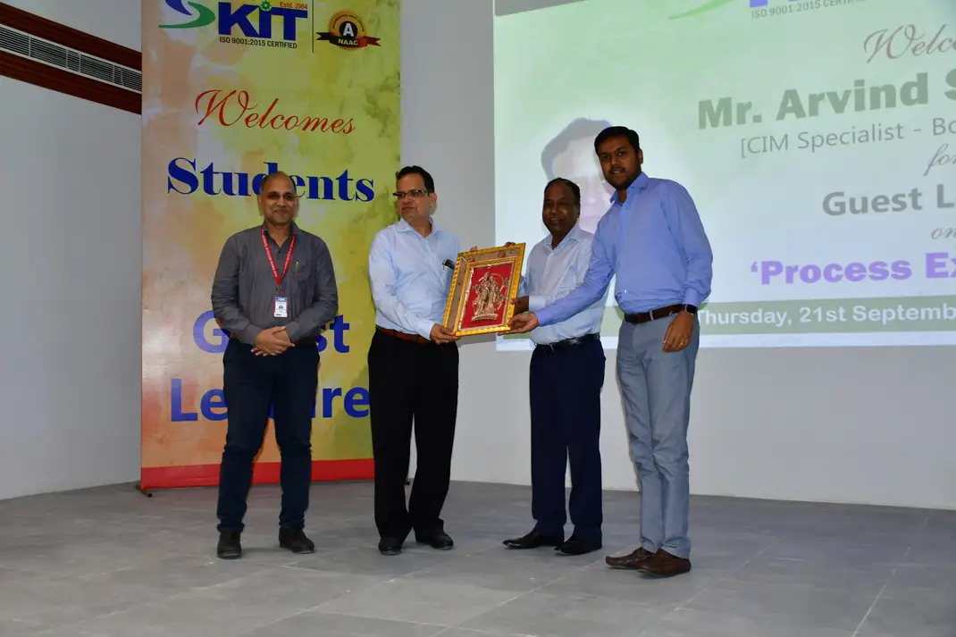 You are currently viewing Guest lecture on ‘Process Excellence’ by Mr. Arvind Srivastava